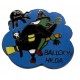 Balloon Hilda Witch on Blue Cloud